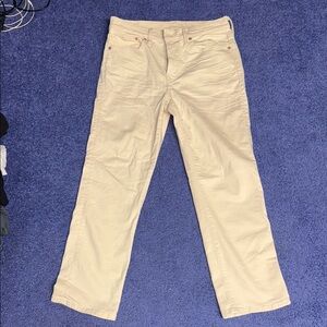 American Eagle Outfitters Cream Pants
